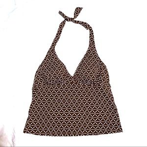 Land’s End halter swim top, 12P